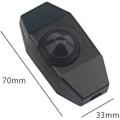 Miniatyrbild 3 av 5: Inline Dimmer Switch 220-240V Vred Dimmer Switch Ljusbrytare för Lampor (Svart)