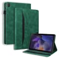 Skinnfodral med skarvning för Samsung Galaxy Tab A9+ Green