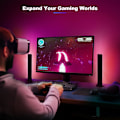 Miniatyrbillede 3 af 5: LIGHT Smart LED Lampe, RGB Smart Skrivebordslampe med Flere Lys, ZQKLA