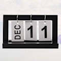 Miniatyrbillede 3 af 5: Sort, træskrivebordsbeskyttelseskalender til, ZQKLA