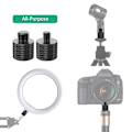 Pikkukuva 4 / 7: 8 kpl Adapteriruuvia, 1/4 uros - 3/8 naaras ja 3/8 uros, ZQKLA