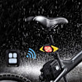 Miniatyrbillede 7 af 7: Baglygter til Cykler, Trådløs Kontrol Stabil/Blinkende 39 LED 100 L,ZQKLA