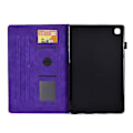 Miniatyrbilde 4 av 5: 10,2 tommers iPad-deksel for 9./8./7. generasjon, premium skinnveske med S Pen-holder og automatisk hvile/vekke-funksjon Purple