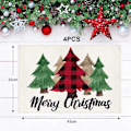 Miniatyrbild 2 av 5: Julgranskula placemats set om 4 för matsal dekor