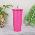 Miniatyrbild 4 av 5: Termosflaska 600ml vattenflaska vakuumisolerad mugg tillverkad av 304 rostfritt stål - termosmugg läcksäker resetermosmugg kaffemugg