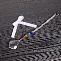 Miniatyrbillede 4 af 5: Regnbue Krystal Prisme Kugle Chakra Farver Strand Design