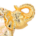 Miniatyrbillede 3 af 8: Elefantformet røgelsesbrænder Aromaterapi Ornament til stue Entré Soveværelse (Guld Hvid Baggrund )