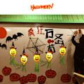 Miniatyrbild 4 av 5: Mystisk Atmosfär Halloween Dekorationer, Vattentät Lysande Pumpa Häxhatt För Inomhus Prydnader Och Utomhus Ljusslingor (5 st)