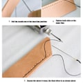 Miniatyrbild 7 av 8: Läder sy awl nål kit DIY hand sömnad verktyg tillbehör för reparation tält ryggsäck typ A