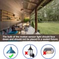 Miniatyrbillede 4 af 5: Bevægelsessensor pære med nem installation, Smart LED-pære med Human Sensor Technology Dusk to Dawn SENSOR-kapacitet, PIR SENSOR-integration til
