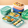 Miniatyrbilde 5 av 7: Bento-boks, matboks for voksne, rustfritt stål, for jobb skole