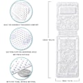 Miniatyrbilde 2 av 4: Sklisikker dusjmatte, boblebadmatte for badekar