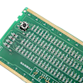 Miniatyrbild 3 av 8: Datorminnestestare PCB-material Framåt och bakåt tillgänglig Dator DDR4 Minnestestare med LED för PC