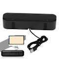 Miniatyrbillede 1 af 8: USB-højttaler Mini-højttalerboks Indbygget Dekodet Lydkort Stereo Soundbar Computer-højttaler