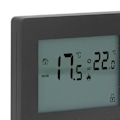 Miniatyrbillede 3 af 8: Digital termostat 4500W høj effekt elektrisk gulvvarme temperaturstyring termostat til kontor indkøbscenter AC 90V til 240V sort