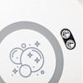 Miniatyrbillede 3 af 8: Automatisk roterende boblemaskine USB genopladelig automatisk bobleblæser til børn småbørn indendørs udendørs fødselsdagsfester legetøj hvid