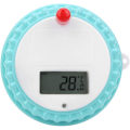 Miniatyrbild 5 av 5: Pooltermometer med flytande design, lättläst skärm för snabba avläsningar, solcellsdriven med hög noggrannhet och brett mätområde