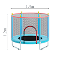 Miniatyrbillede 2 af 5: Trampolin til Børn Indendørs Børne Baby Hoppemadras Gnidningsmadras Hjemme Hoppemadras Legetøj Fitnessudstyr