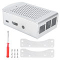 Pikkukuva 2 / 5: Alumiiniseos kotelo Raspberry Pi 3 b 2B emolevylle Jäähdytyssuojakotelo Hopea
