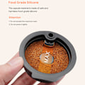 Miniatyrbild 3 av 8: Återanvändbar kaffekapsel i rostfritt stål, användarvänlig design med nätbas för jämn vätskefördelning, mångsidig och praktisk för Bosch Tassimo