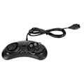 Miniatyrbilde 2 av 8: for Sega Controller 9 Pin 16Bit Mini Håndholdt Ergonomisk Klassisk Bærbar Gamepad Controller