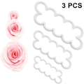 Miniatyrbillede 1 af 8: Rose Cutter Fondant, Blomster Cookie Cutter, Kageform Bageform