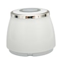 Miniatyrbillede 4 af 8: Elektrisk hvidløgshakker 3 knive Kraftig motor Multifunktionel fødevareprocessor USB-opladning Lydløs hvidløgshakker til kød Hvid sølvbelagt