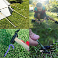 Miniatyrbilde 4 av 5: Teltplugger 10 stk, teltplugger aluminium teltplugger