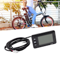 Miniatyrbillede 1 af 8: 24V 36V 48V Elektrisk Cykel LCD GD01 Display Panel Cykel Modifikation Tilbehør med Vandtæt Stik