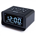 Miniatyrbild 1 av 5: 0-100% Dimmer Digital Väckarklocka Radio, Lättanvänd Modern Inredning för Sovrum, Kök, Skrivbord med Stor HD-Display, RGB Färgskiftande