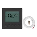 Miniatyrbillede 2 af 8: Digital termostat 4500W høj effekt elektrisk gulvvarme temperaturstyring termostat til kontor indkøbscenter AC 90V til 240V sort