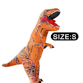 Miniatyrbillede 2 af 5: Tyrannosaurus oppustelig kostume Halloween udklædning rollespil realistisk muskel dinosaur oppustelig kostume