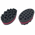 Miniatyrbilde 5 av 5: Magic Curl Sponge Twist Sponge Dobbeltsidig Hårbørste Svamp Hår Svamp Twist Curl Sponge Magic Hårfletter Coils Dreadlock Curl Brush 2 Stykker