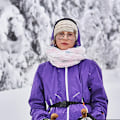 Miniatyrbillede 4 af 8: Damer vinter pandebånd, fluffy, tyk, kabelstrik, ørevarmer