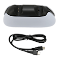 Miniatyrbillede 2 af 8: Oplader til PS5-controller - Dobbelt controller-opladningsstativ med LED-indikator til PS5-dockingstation