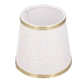 Miniatyrbillede 5 af 8: 3 stk. E14 lampeskærm tøndeform bordlampe skærm Meson installation stof soveværelse loftlampe skærm
