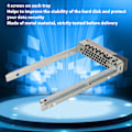 Miniatyrbilde 8 av 8: HDD-skuff SAS/SATA-grensesnitt 2,5 tommers metallmateriale sølv datamaskin harddisk skuff for Dell R740 for R740XD