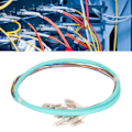 Miniatyrbilde 1 av 8: Fiberoptisk kabel 12 tråder keramisk ferrule lav innsettingsdemping single mode optisk fiber patchkabel for instrumentering