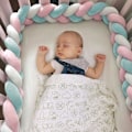 Miniatyrbillede 6 af 8: Sengkant baby seng, kantbeskyttelse hovedbeskyttelse til tremmeseng børneseng