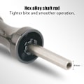 Miniatyrbillede 7 af 8: Fiskehjul Rocker Arm Aluminiumlegering Glat Overflade Fiske Spinninghjul Håndtag Kuglegreb til Fiskeudstyr Hex Skaft Stang S