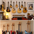 Miniatyrbild 5 av 5: Gitarrhängare Väggkrok Hållare Stativ