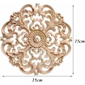 Miniatyrbild 2 av 5: Utsökt Möbelrenoveringsprojekt, Högkvalitativa Applikationer/Onlays i Gummiträ för Mångsidig Användning, Elegant Möbeldekoration med