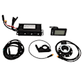 Miniatyrbillede 2 af 8: 26A Sinus 3-tilstands motorstyring GD01 displaypanel fingergas Power Assisted Sensor vandtæt stik elektrisk cykel modifikationssæt