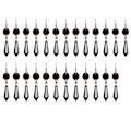Miniatyrbillede 1 af 5: Lysekrone Icicle Krystal U-Drop Prismer til Bryllup, 37mm