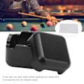 Miniatyrbillede 5 af 5: Aluminium Billard Kø Tip Kridt Holder Pool Bord Kø Kridt Bærer Etui Sort
