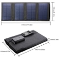 Miniatyrbild 4 av 5: Kompakt Energikälla, Monokristallint Kisel Bärbar Solpanel För Beredskap, Hög Konverteringseffektivitet Garanterar Pålitlig Ström,