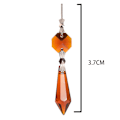 Miniatyrbillede 2 af 5: Lysekrone Icicle Krystal U-Drop Prismer til Bryllup, 37mm