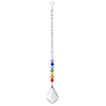 Miniatyrbillede 1 af 5: Regnbue Krystal Prisme Kugle Chakra Farver Strand Design