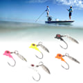 Miniatyrbillede 1 af 8: 25 stk. fiskeblink med spinner 1,75 g fiskeagn i højkvalitets kulstofstål til udendørs fiskeri