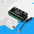 Miniatyrbillede 3 af 3: DC5V-24V 6-kanals RGB LED-controller DMX-dekoder driver strip-modul sort farve